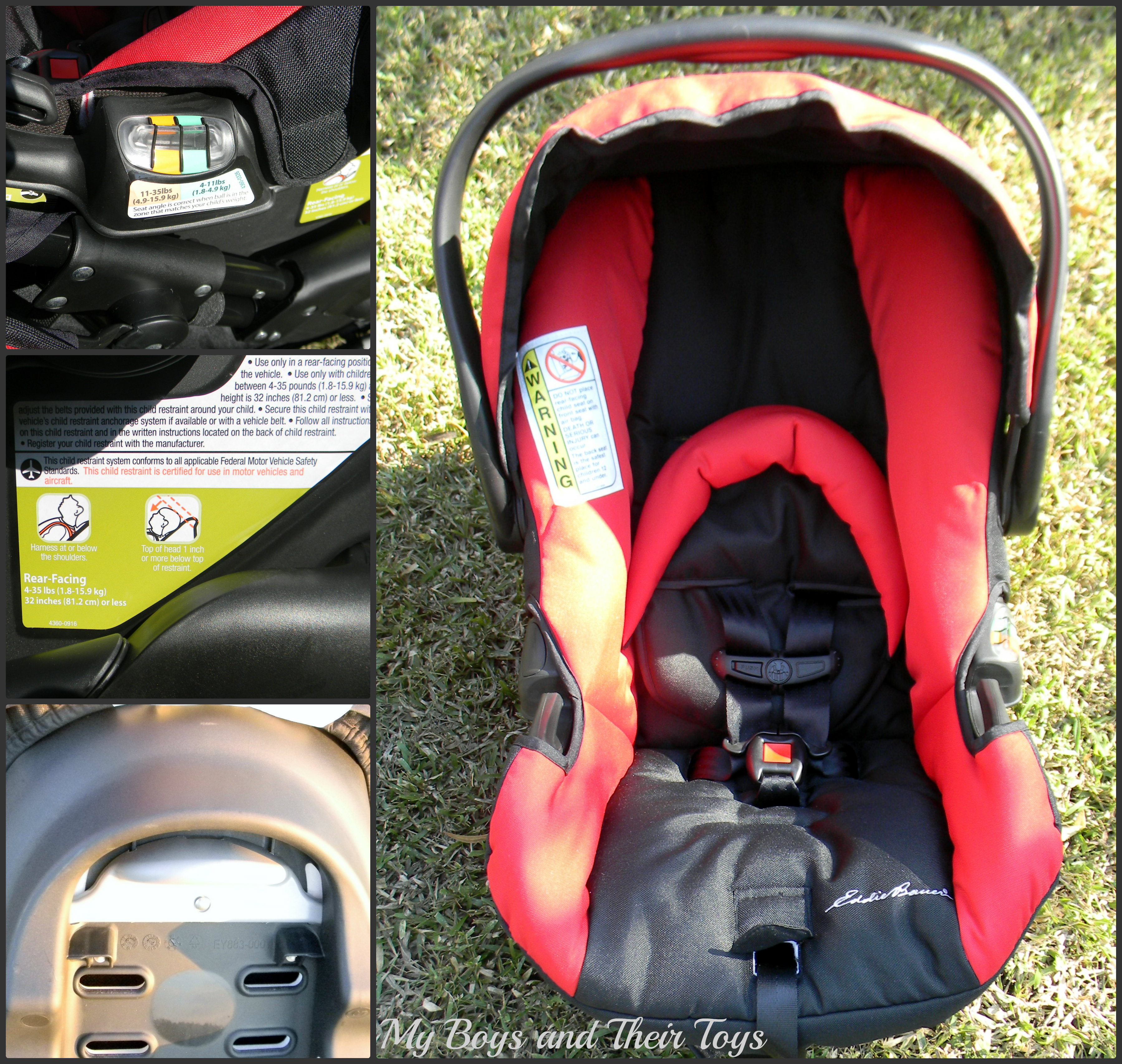 Eddie Bauer Infant Car Seat Base Installation
