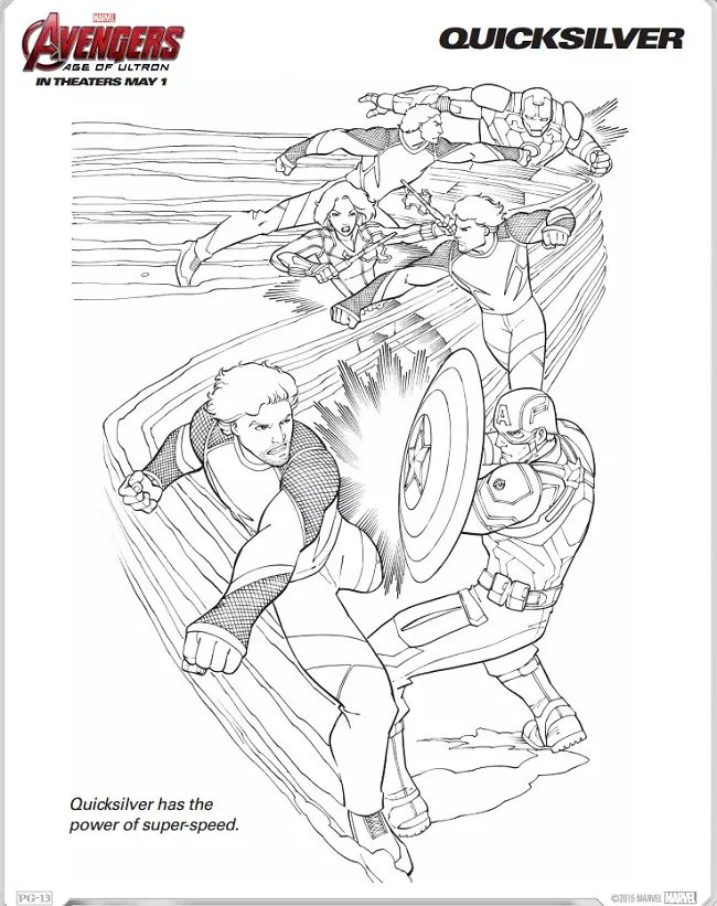 baby avengers coloring pages - photo #9