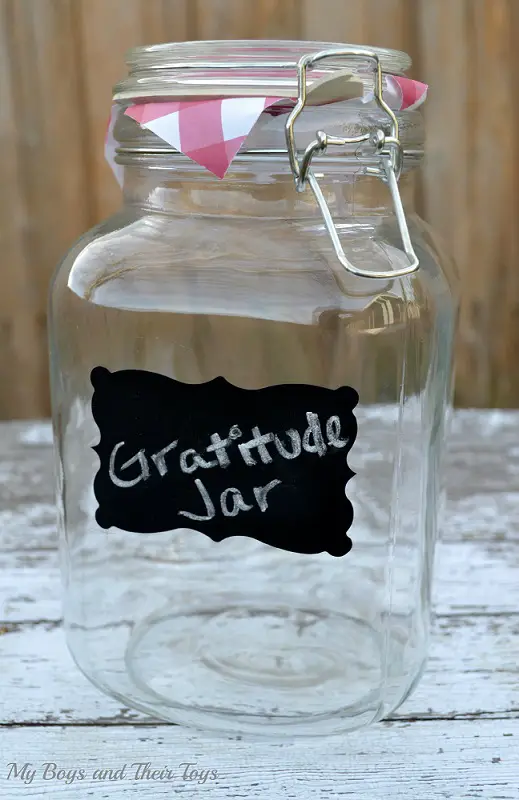 new years gratitude jar