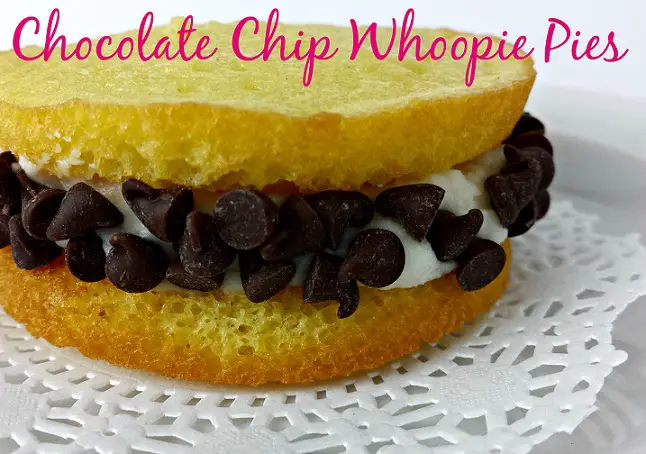 Valentine's Day dessert Chocolate Chip Whoopie Pies