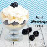 Blackberry trifle