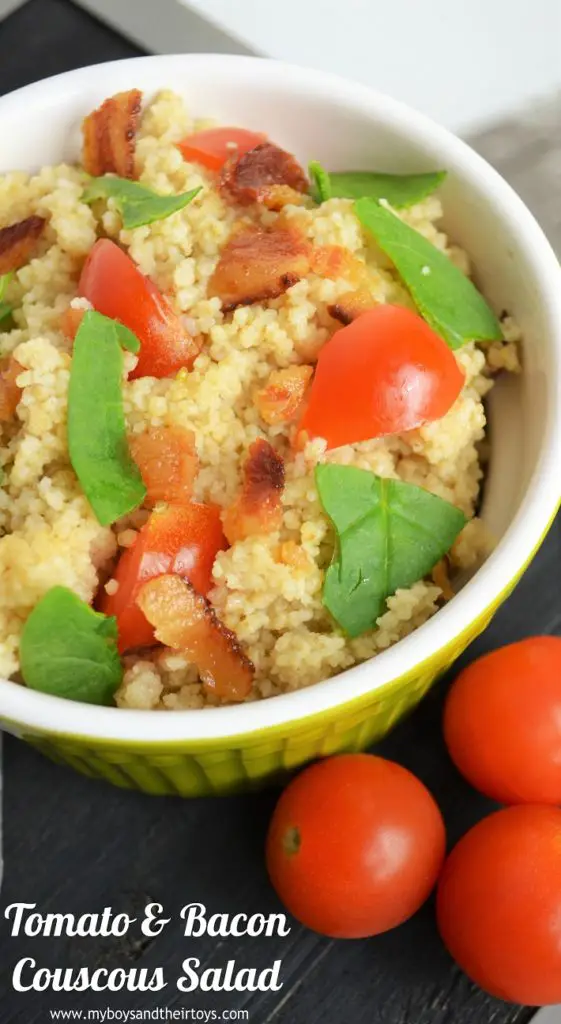 tomato and bacon couscous salad
