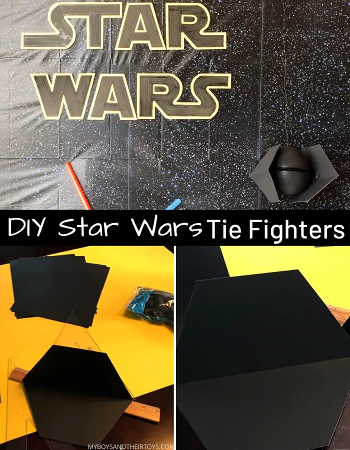 diy star wars tie fighters