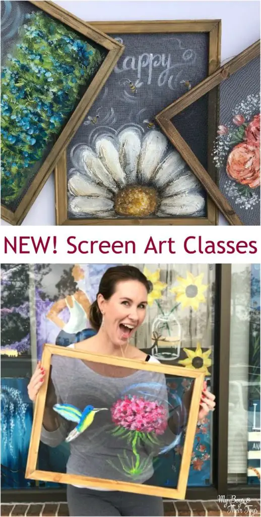 screen art classes