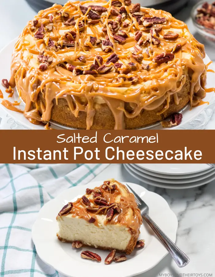salted caramel instant pot cheesecake