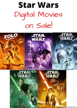 star wars digital movies sale