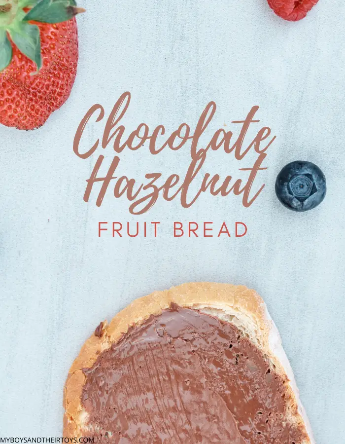 chocolate hazelnut fruit bread