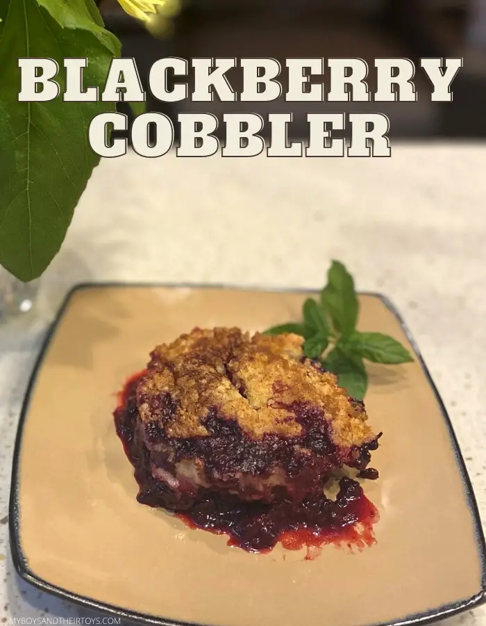 blackberry cobbler