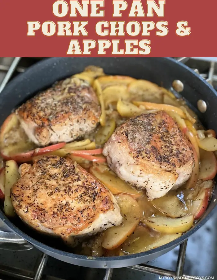 pork chops and apples