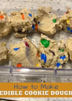 how to make edible cookie dough