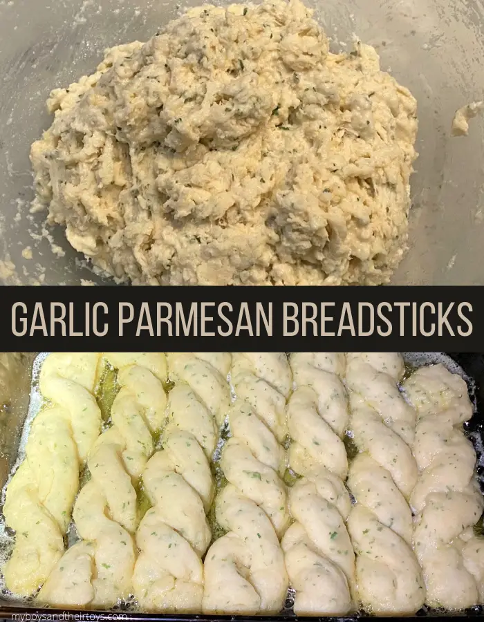 garlic parmesan breadsticks