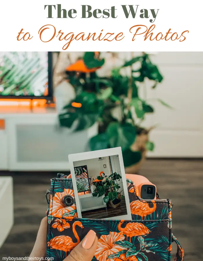 the best way to organize photos