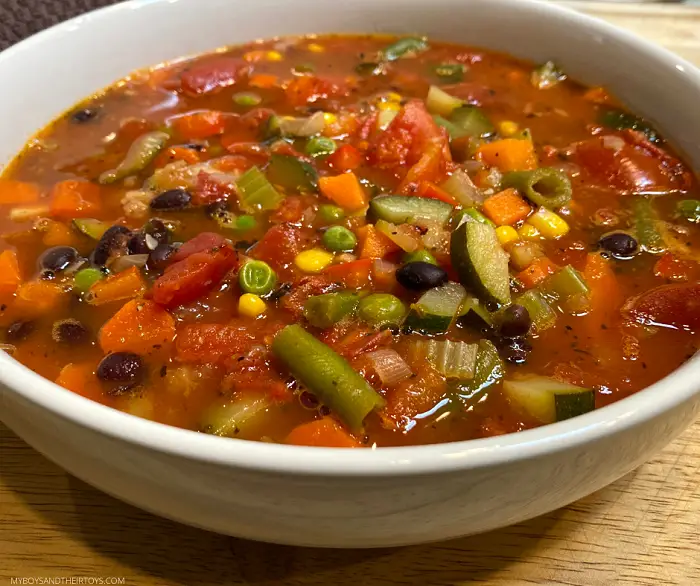homemade vegetable tomato soup