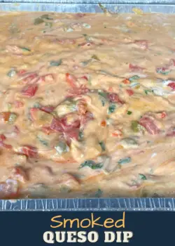party sized smoked queso recipe