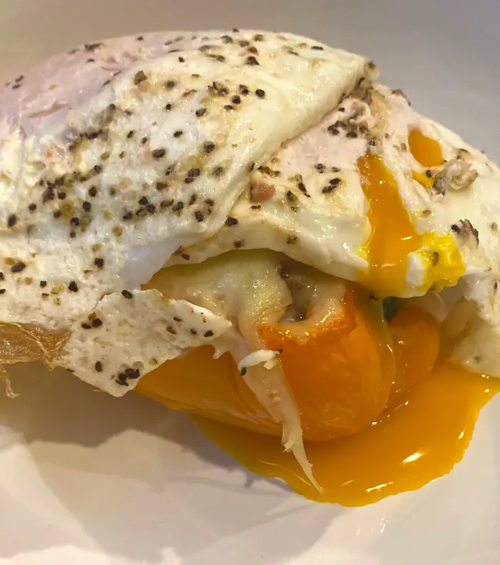 stuffed pepper egg over easy
