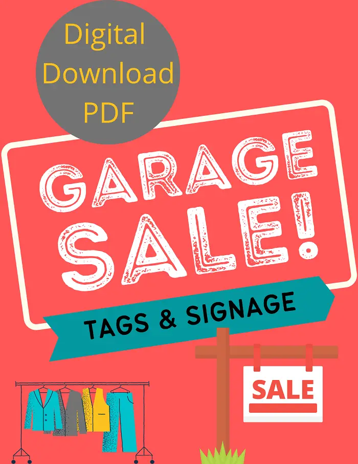printable garage sale signs