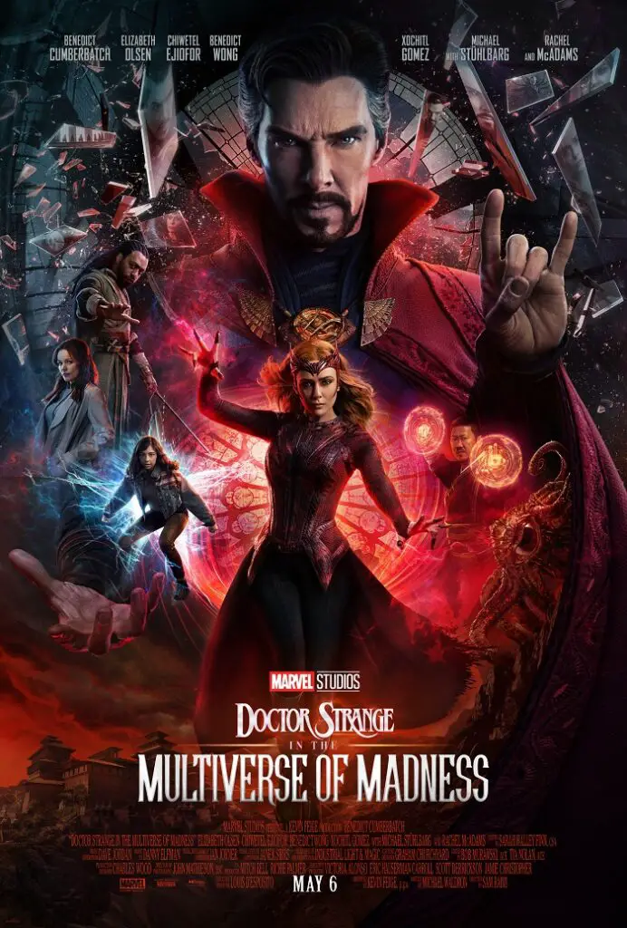 DOCTOR STRANGE IN THE MULTIVERSE OF MADNESS review movie poster