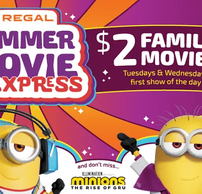 regal summer movie express poster