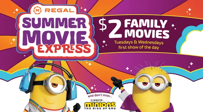 Regal Summer Movie Express 2022