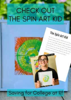 the spin art kid