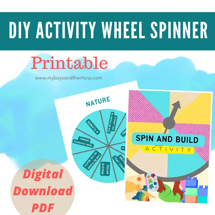 diy wheel spinner activity