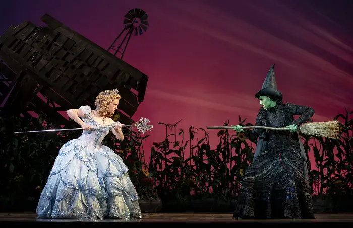Wicked on Broadway Glinda and Elphaba