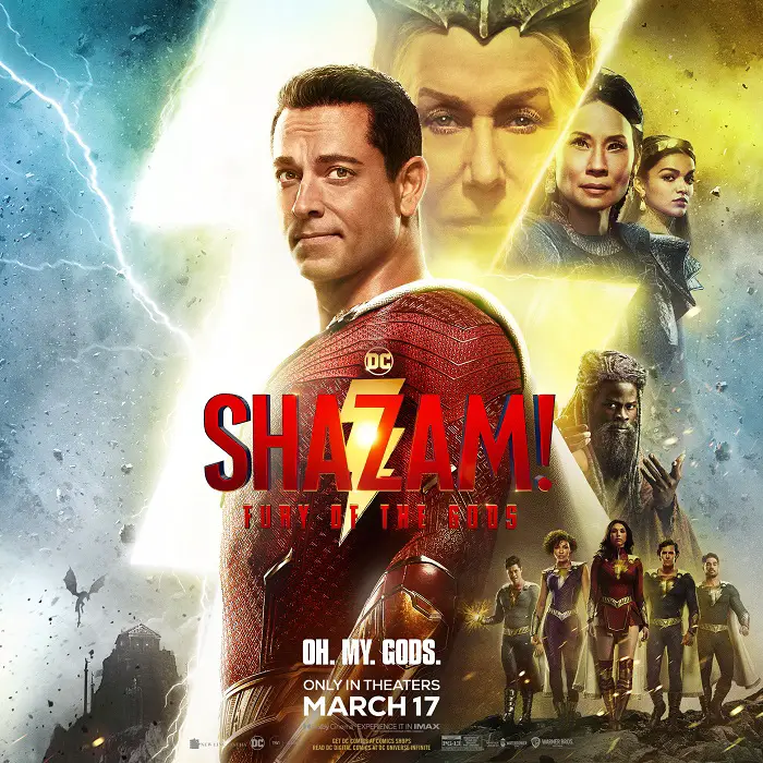 Shazam Fury of the Gods poster