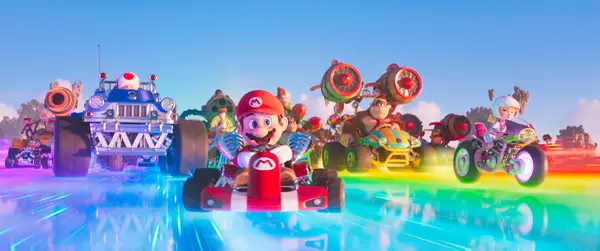 The Super Mario Bros. Movie Rainbow road