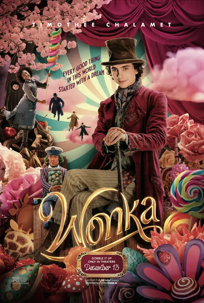 wonka movie poster